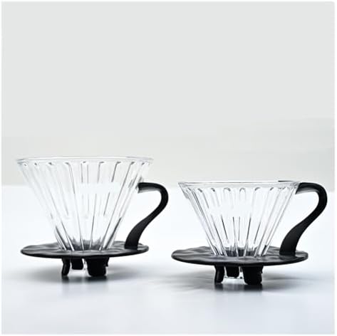 Coffee Filter Cup, Wide Grooves For Filter Fit,V-Shape Heat-Resistant Glass Coffee Dripper(CK5201) - Image 6