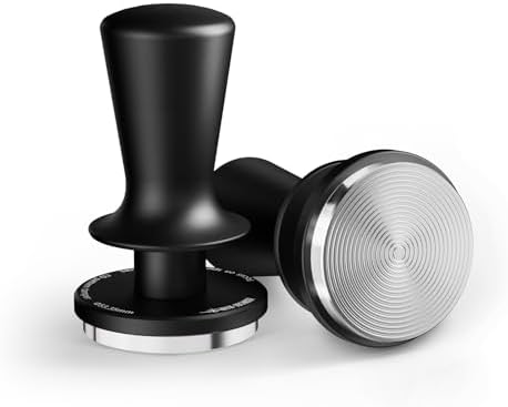 MHW-3BOMBER 54mm Espresso Tamper, 53.35mm Double Spring Coffee Loaded Tamper Tool, Compatible with 53mm/54mm Breville Portafilter, Self Leveling Espresso Hand Tampers, Espresso Accessories,T6000-OS by MHW-3BOMBER