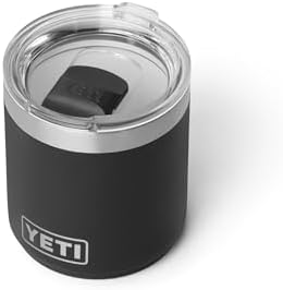 YETI Rambler 10 oz Ceramic Lined Lowball 2.0, Vacuum Insulated with MagSlider Lid, Black - Image 6