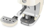 Smeg ECF03 Made in Italy Retro Espresso Machine with Cold Brew, 15 Bar Pump, Thermoblock Heating, Steam Wand, Adjustable Temperature, 47 oz Water Tank- (Cream) - Image 3