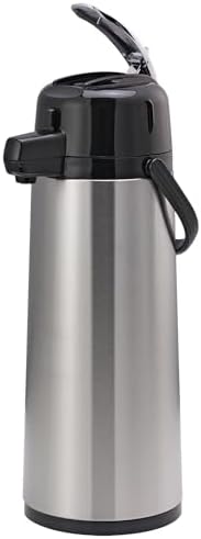 Service Ideas Eco-Air Airpot with Lever, 84.5oz, Glass Vacuum Insulated by ServiceIdeas