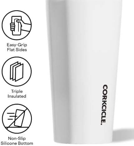Corkcicle Insulated Tumbler with Sliding Lid, 24 oz, Brick - Image 3
