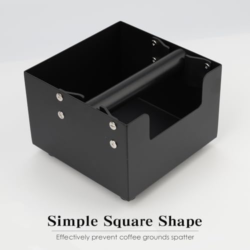 Espresso Knock Box, Stainless Steel Coffee Bag Container, With Steel Bracket And Noise Reducing Rubber Ring (M) - Image 6