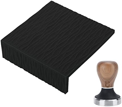 Silicone Coffee Tamper and Tamping Mat for Home Baristas 58mm Durable and Odorless Material (Black) - Image 5