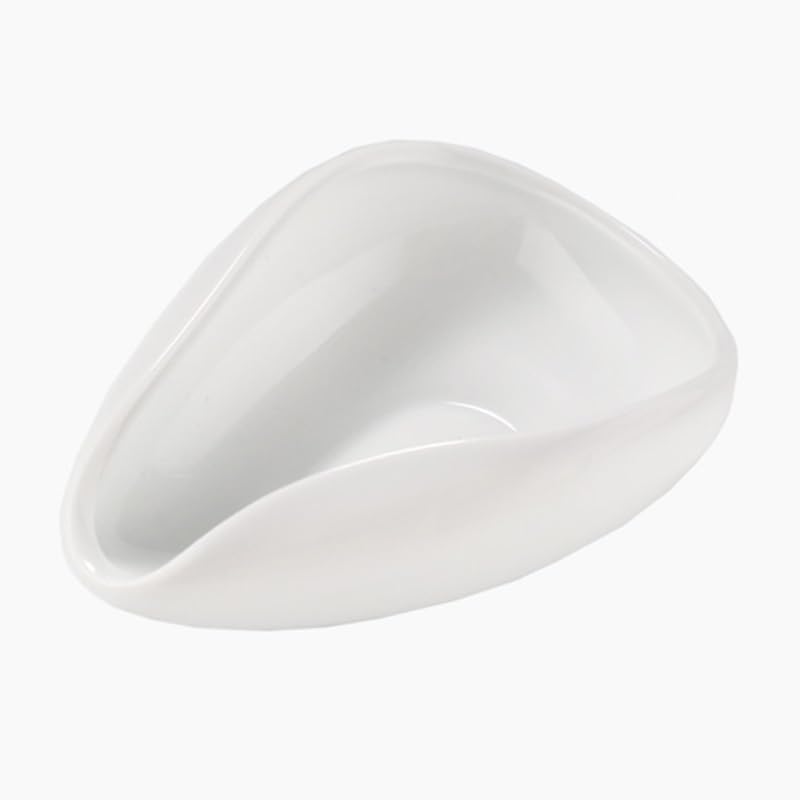 Coffee Beans Dosing Trays, Pure Coffee Bean Dosing Cup, White Ceramic Dosing Vessel, Spoon Shovel Tea Trays(White) by Unknown