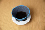 Mt. Fuji Ceramic Coffee Filter, Made in Japan, Reusable Dripper, Blue - Image 6