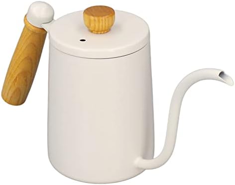 Gooseneck 20 Oz Pour Over Coffee Kettle (White) - Image 3