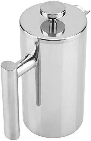 HEEPDD French Press Coffee Maker, Double Wall Stainless Steel Insulated Pot for Home or Office Hot Beverages 800ml Coffee and Tea Supplies (800ML) - Image 6