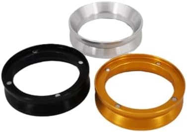 Espresso Dosing Funnel Aluminum Dosing Ring Precision 51/53/58mm Compatibility with Delonghi Compatibility with Portafilters Funnel Coffee Pot Tool(58MM,Dose ring silver) - Image 3