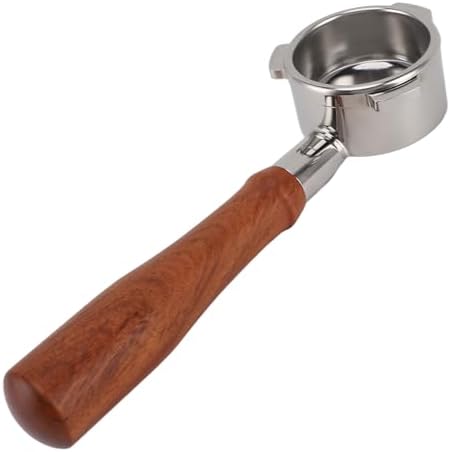 54mm Bottomless Portafilter with Wooden Handle, Detachable 3 Ear - Image 4