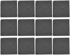 12pcs Natural Stone Coasters, Non-Slip Whiskey and Wine Glass Pads by PRETYZOOM