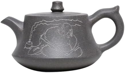 Tea Pots For Loose Tea Green Gray Section Mud Purple Clay Pot Handmade Teapot Household Tea Room Kung Fu Tea Set Living Room Desktop Teapot Tea Infuser Pot by Unknown