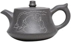 Tea Pots For Loose Tea Green Gray Section Mud Purple Clay Pot Handmade Teapot Household Tea Room Kung Fu Tea Set Living Room Desktop Teapot Tea Infuser Pot by Unknown