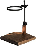 Adjustable Pour Over Coffee Stand - Vintage Dripper Station with Wooden Base, Tools for Home & Cafe by Unknown