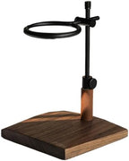 Adjustable Pour Over Coffee Stand - Vintage Dripper Station with Wooden Base, Tools for Home & Cafe by Unknown