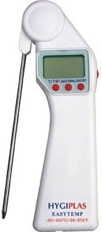 WIN-WARE Easytemp Digital Pocket Stem Thermometer. Reliable and Robust foldaway probe and auto on / Off facility to conserve thermometer battery power - store it in the pocket of your chef's whites!. Suitable for use with a variety of food products fro... by Unknown