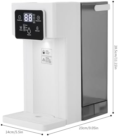 3L Instant Hot Water Dispenser, 1500W Electric Tea Kettle Large Water Boiler Maker Countertop Rectangular Water System Dispenser with NTC Probe Detect for Homes Offices Schools - Image 2