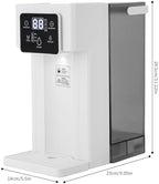 Instant Hot Water Dispenser, 110V 1500W Electric Tea Kettle with 0.8Gal Water Tank and Safety Lock, 3s Instant Heating Hot Water Dispenser with Night Light, for Home Office (White) - Image 4