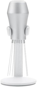 Normcore WDT Distribution Tool with Stand V3, 9 Prong Needle Espresso Stirrer, 18 Needles 0.25mm / 0.3mm Thick Spring Wires, Weiss Distribution Technique, Anodized Aluminum Handle, Silver - Image 2