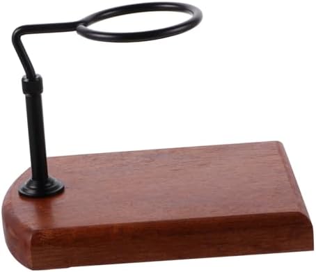 Wooden Base Adjustable Coffee Dripper Stand for Pour-over Brewing by ETHZZLE
