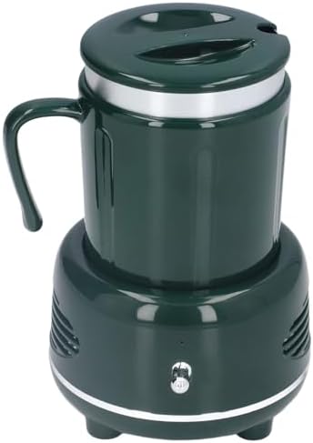 Electric Cooler Warmer Cup, Fast Cooling Heating One Button Control Heated Coffee Mug, Desk Cup Warmer with Nonslip Pads for Coffee Beer Wine Home Office Restaurant (Green) - Image 2