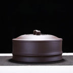 Purple Clay Tea Canister Jar - Large, Airtight, Snap Closure - Perfect for Spices, Tea, Coffee Beans - Elegant Modern Style - Image 3