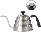 Gooseneck Kettle 1000ml for Pour Over Coffee Stovetop – Stainless Steel Coffee Pot with Precision Spout, 304 Food-Grade BPA-Free, Heat-Resistant Handle, for Gas Electric Ceramic Stove - Image 7