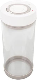 Bewinner Electric Vacuum Coffee Canister, Tea Coffee Bean Nuts Storage Organizer, One - Button Operation, Electric Coffee jar Clear Glass for Home Kitchen Built in Battery (1350ML) by Bewinner