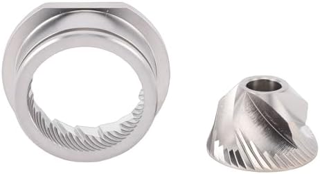 48mm Conical Burr Grinder Set Replacement for Plus Coffee Machine, Stainless Steel Coffee Grinder Burr Vane/Wing, 3 Holes Conical Parts for Optimal Grinding - Image 4