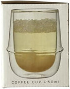 Double-Walled Kinto KRONOS Coffee Cups - Maintain Temperature - Prevent Condensation - 250 ml (8.45 fl. oz.) each - Set of 2 - Image 5