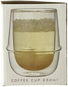 Double-Walled Kinto KRONOS Coffee Cups - Maintain Temperature - Prevent Condensation - 250 ml (8.45 fl. oz.) each - Set of 2 - Image 5