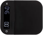 Electric Kitchen Food Scale 5kg/0.1g with Peeling Function, Digital Coffee Scale, Flat Weighing Platform, Brushed Metal, Timing and PC Features (5kg) - Image 3