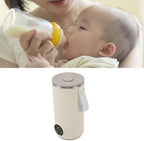 Portable Milk Warmer and Mixer, 400ML Cordless Travel Bottle Warmer Fast Heating, Stainless Steel Milk Frother USB Charging for Breastmilk Formula Coffee - Image 6