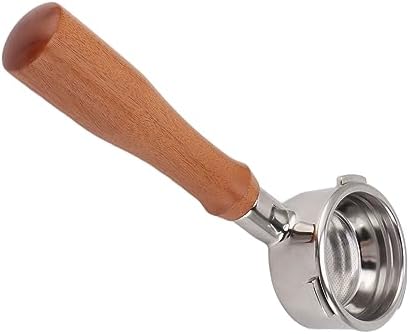 Generic 58mm Coffee Portafilter Stainless Steel Bottomless Design for Barsetto Coffee Machine Accessories 3 Ears Hypoallergenic Durable (Style 4) - Image 5