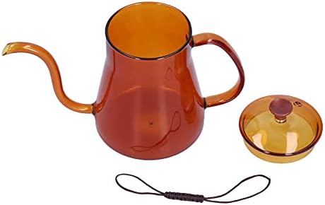 POCREATION High Borosilicate Glass Coffee Kettle, 600ml (Coffee) - Image 6