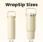 Fjbottle WrapSip 24 oz Insulated Tumbler with Flip Straw and Handle - Image 4