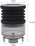 Coffee Grinder Silicone Bellows Funnel for Baratza Sette 270 BG30, Grounds Cleaning and Collection for Hopper, Aluminum Lid, Hand Press Air Blower Accessory, Black, Quick Bean Swap - Image 3