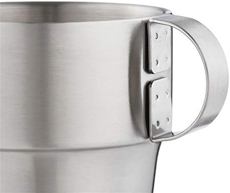 Stackable Stainless Steel Coffee Cups, Insulated Tea Cups with Stainless Steel Handle, Double Walled Insulated Coffee Mug, Keep Drinks Hot or Cold Longer, Metal Stand, Set of 6 - Image 5