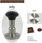 53.00mm Standard Set Jelly-Black Matte AL Handle Coffee Tamper - Image 2