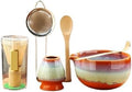 6PCS Matcha Tea Set Ceramic Bowl Whisk Scoop Teaspoon Sifter(6PCS-A01) by Unknown