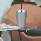 VEGOND 12oz Tumbler Stainless Steel Tumbler bulk Vacuum Insulated Double Wall Travel Tumbler with Lid and Straw Reusable Tumbler, Grey 6 Pack - Image 5
