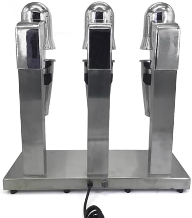 3 Head Electric Milk Shake Machine, 110V 18000RMP Powerful Electric Tea Drink Mix Milkshake Mixer with 3 x 800ml Cup, Milk Frother Mixer for Milk Drink Tea Juice - Image 7