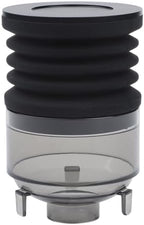 Silicone Coffee Grinder Bellows Funnel for Baratza Sette 270 and BG30, Hand Pressure Blowing Bin for Cleaning Grounds, ABS Lid Bean Grinder Accessory Black - Image 6