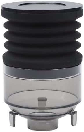 Silicone Coffee Grinder Bellows Funnel for Baratza Sette 270 and BG30, Hand Pressure Blowing Bin for Cleaning Grounds, ABS Lid Bean Grinder Accessory Black - Image 6