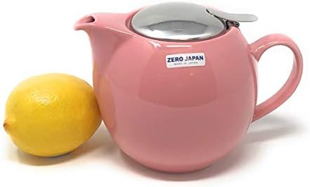 Zero Japan Bee House Round Teapot For One, 24 Oz - Ceramic Tea Pot with Stainless Steel Lid and Infuser, Smooth-Pour Spout, Diswasher and Microwave Safe Tea Pots (Rose) - Image 4