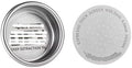 Precise 58.5mm Espresso Coffee Filter Baskets With Espresso Puck Screen Fit 58mm Portafilter Barista Accessories(18g and Puck Screen) by Unknown
