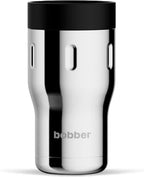BOBBER 12 oz Stainless Steel Coffee Tumbler – Dishwasher Safe, Insulated Tumbler with Screw Top Twist 360 Drinking Lid – BPA-Free Thermo Coffee Mug Cup Leak-Proof, Spill-Proof for Women, Men (Glossy) by Bobber