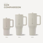 HydroJug Traveler 20oz Kids Insulated Tumbler with Handle, Linen - Image 5