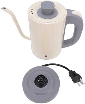 Electric Gooseneck Kettle 600W 800ml Stainless Steel (US Plug 110V) - Image 6
