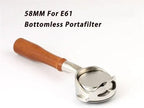 Bottomless Hollow Portafilter,58MM 2ears For E61, Compatible For EXPOBAR, Steel Coffee Filter Espresso Modified(58mm-E61-E) - Image 2
